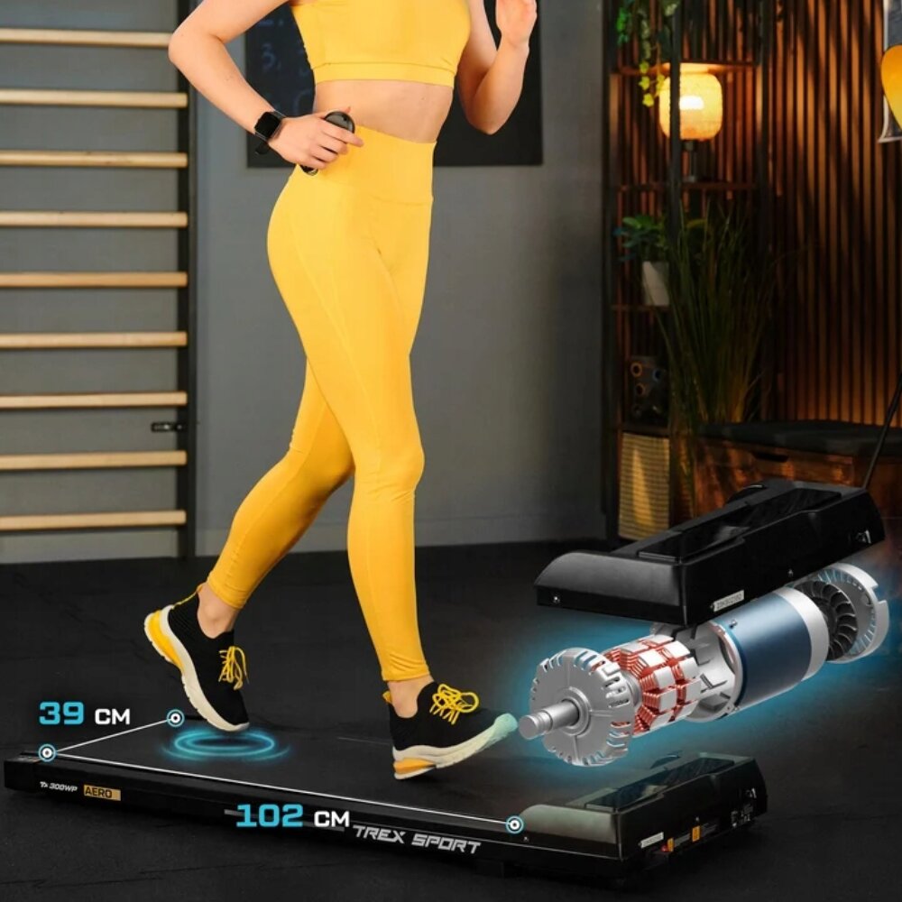 Ėjimo takelis Trex Sport Walkingpad, Juodas
