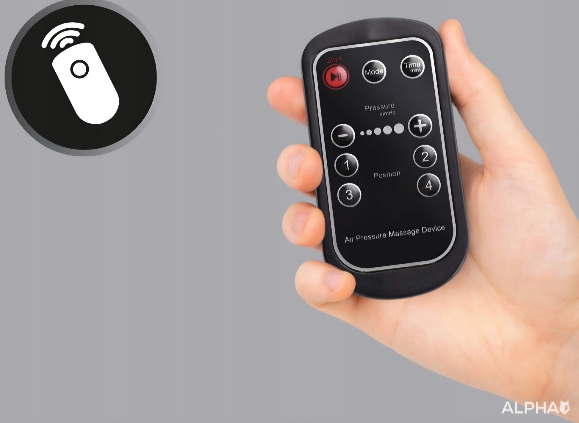 Alpha AMP-04 – automatinio limfodrenažo aparatas / masažuoklis kojoms