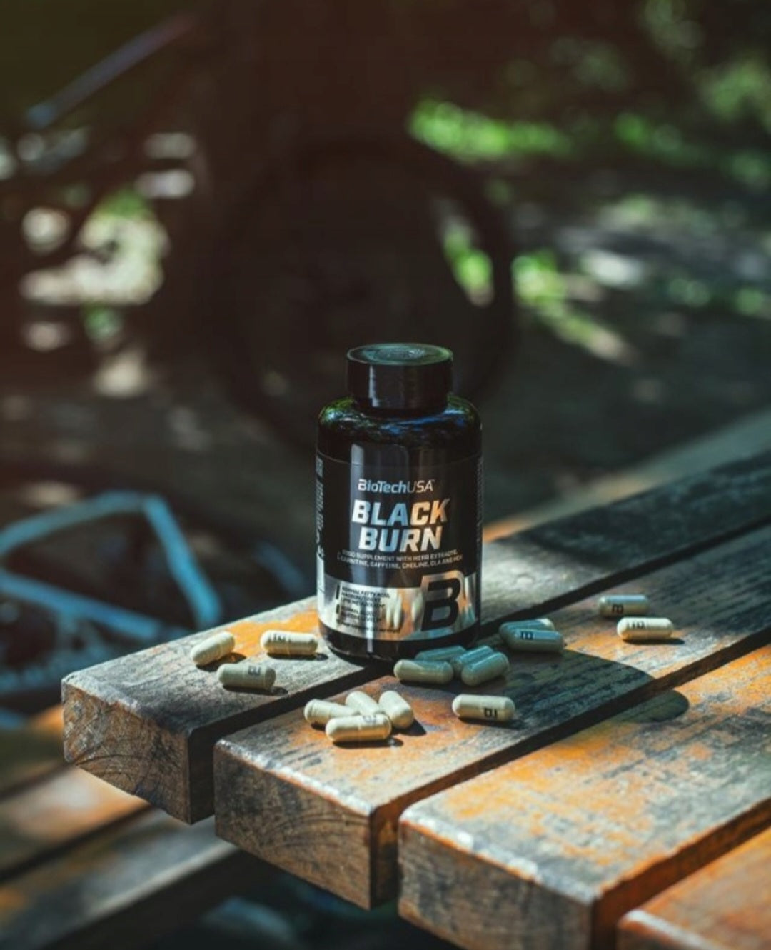 Galingas riebalų degintojas BiotechUSA BLACK BURN 30 DAYS riebalų mažinimo kompleksas + Žolelės