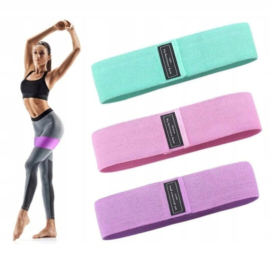 Pasipriešinimo juostos, įvairių spalvų 3vnt.