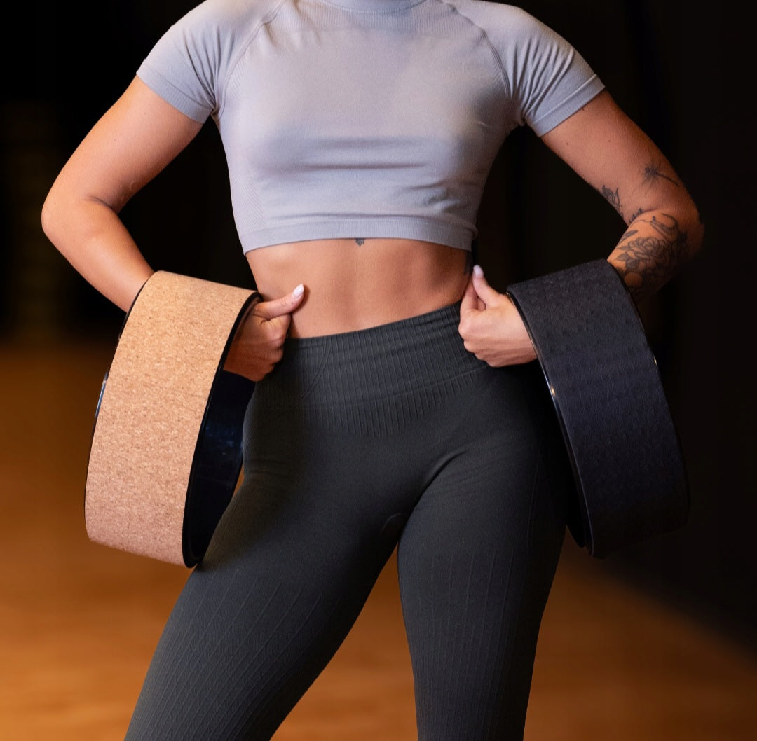 FIZYO Yoga Wheel Roller Fitness Mankštos Pilateso žiedas Yoga Wheel