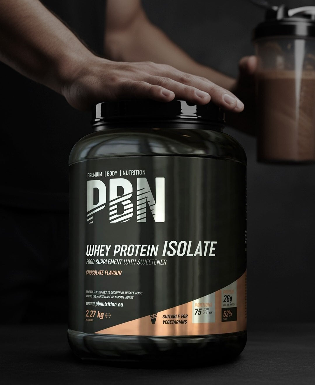 PBN Baltymų IZOLIATAS 2.27kg Šokolado Skonio