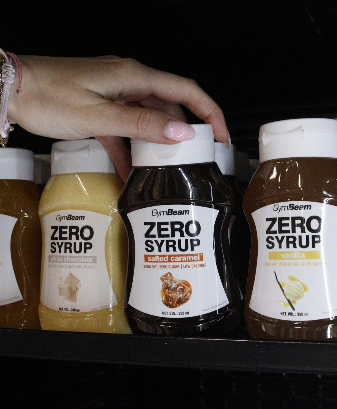 Gymbeam ZERO Syrup becukris sūdytos karamelės sirupas
