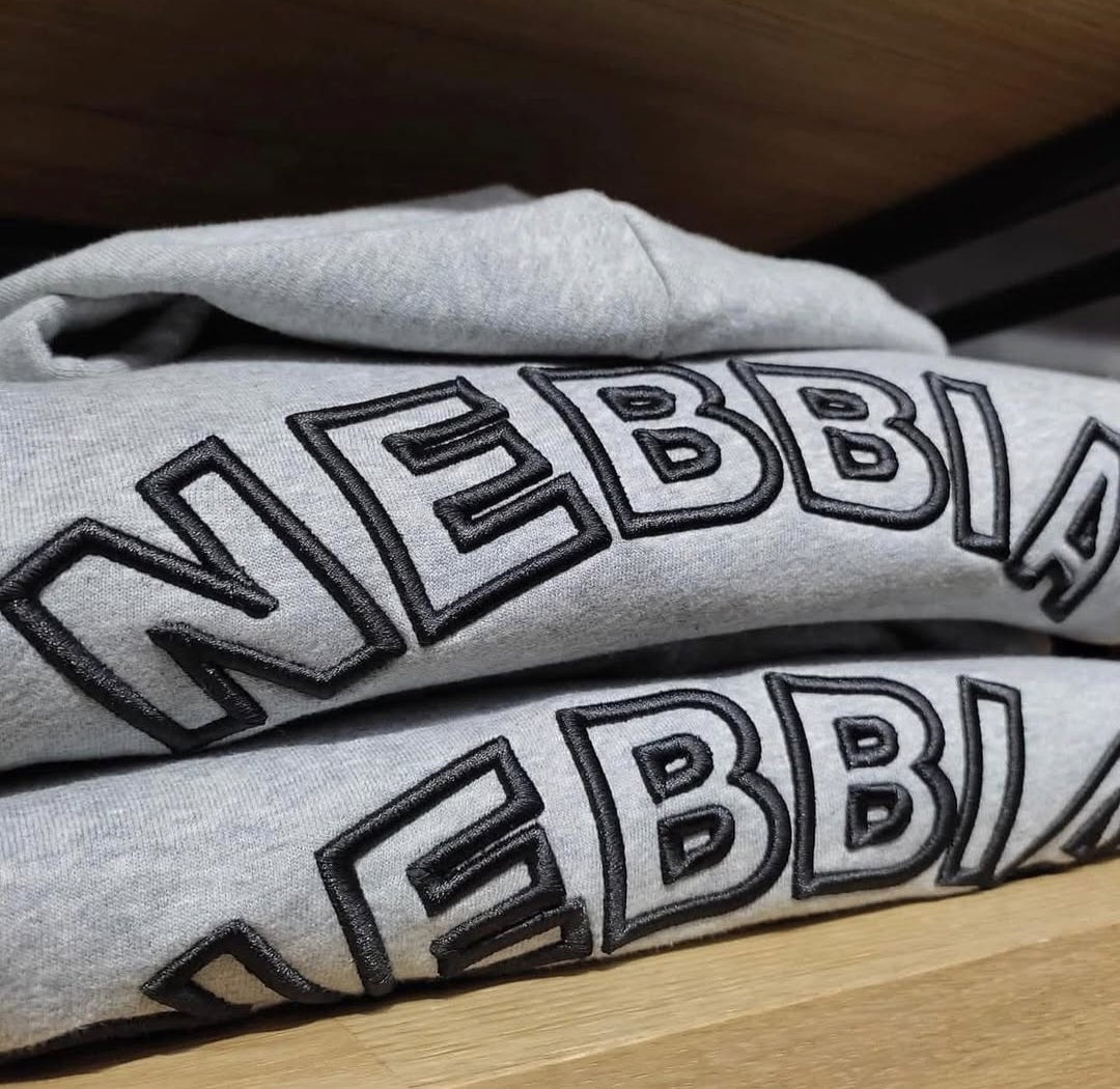 NEBBIA Iconic Hero Hoodie Bliuzonas su Kapišonu, Pilkas