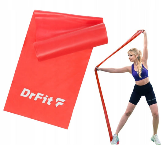 Pasipriešinimo juosta reabilitacijai, tempimui, treniruotėms, patvari, 2 m