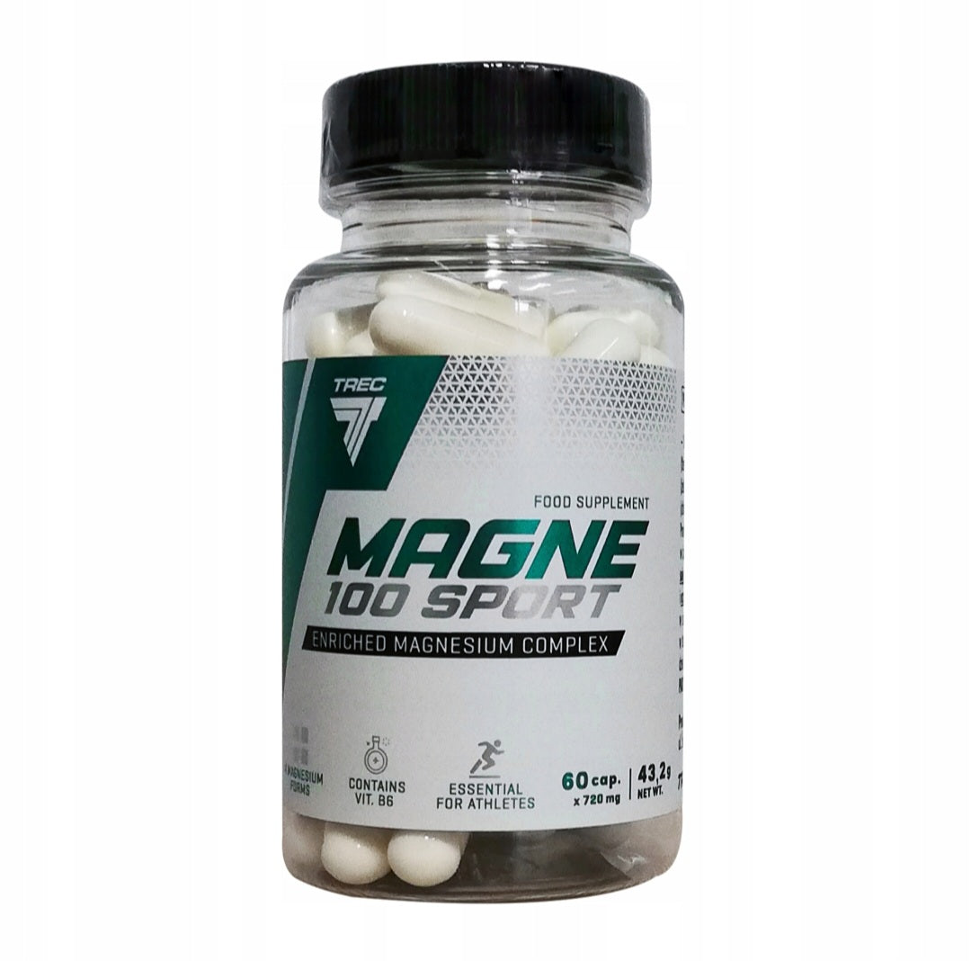 Trec Magnesium Sport Magnis 375mg + Vitamin B6 Kompleksas