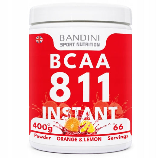 Bandini BCAA  8 1 1 milteliai 400 g 100 % veganiškos aminorūgštys