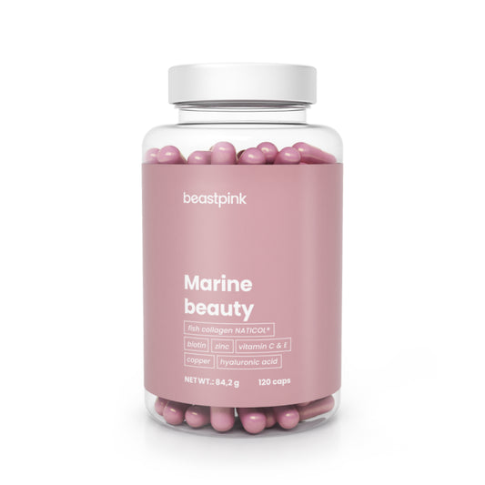 Kolagenas BeastPink Marine Beauty, 120 kaps.