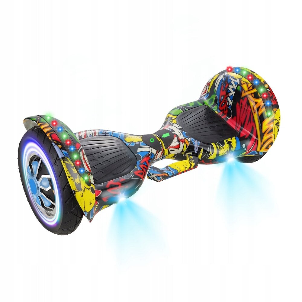 Elektrinė riedlentė / riedis LED BLUETOOTH su garsiakalbiu