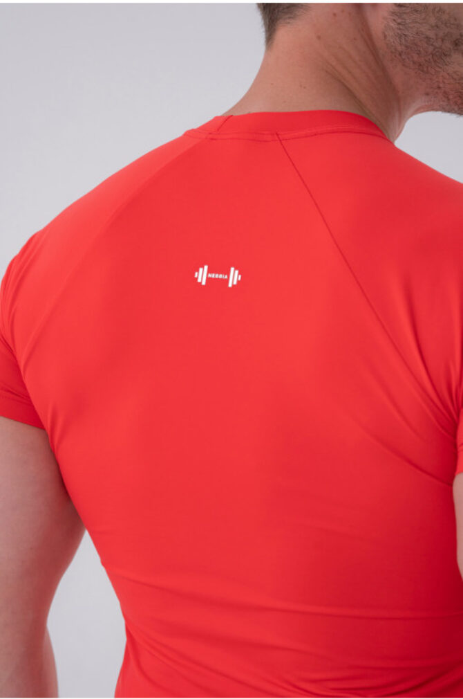 NEBBIA Slim-Fit marškinėliai, Raudoni