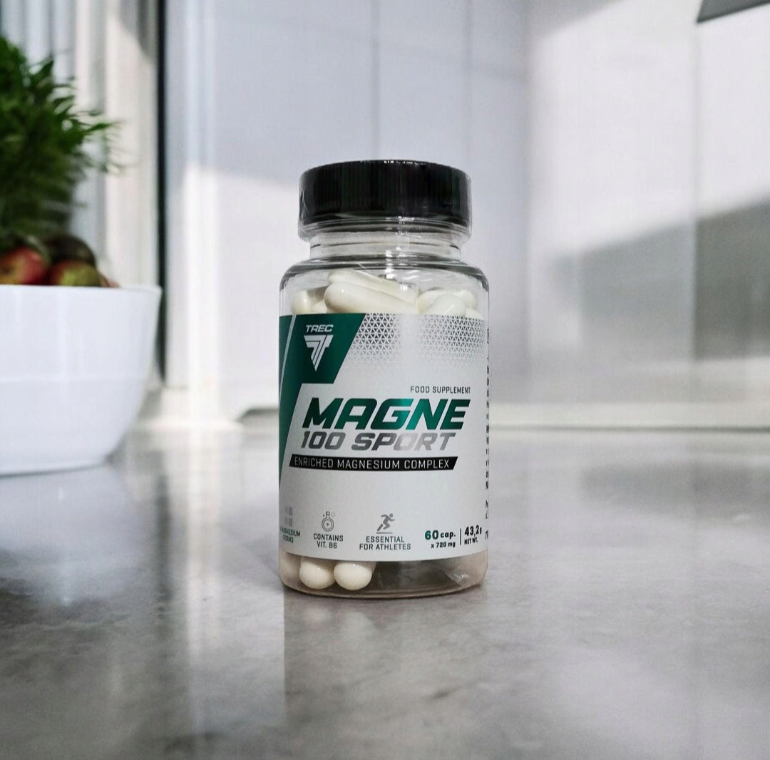Trec Magnesium Sport Magnis 375mg + Vitamin B6 Kompleksas