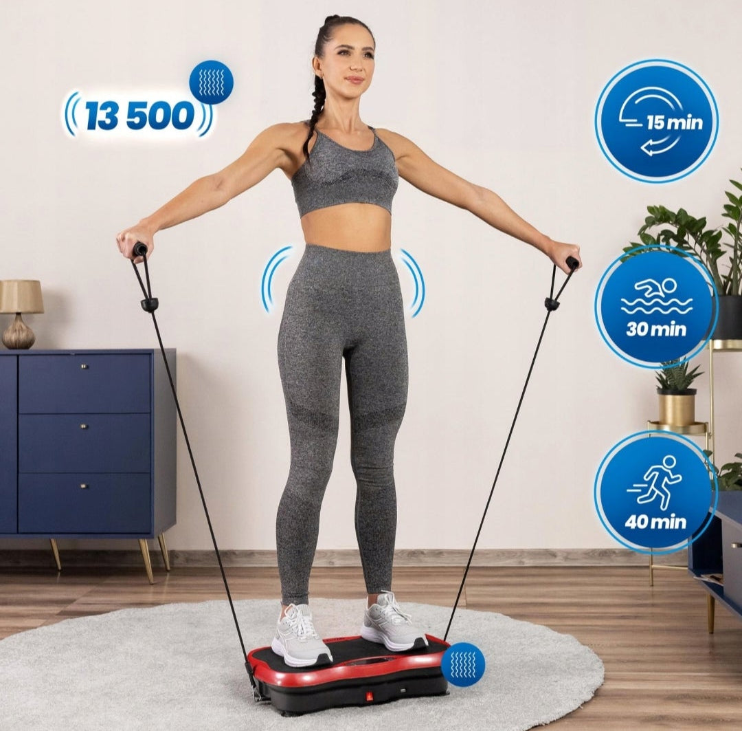Vibracinė platforma viso kūno treniravimuo Gymtek XP500, Raudona