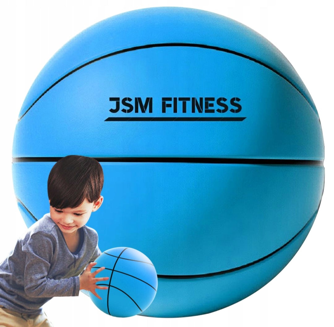 Tylus krepšinio kamuolys 18 cm, 3 dydis, JSM Fitness Silent Ball