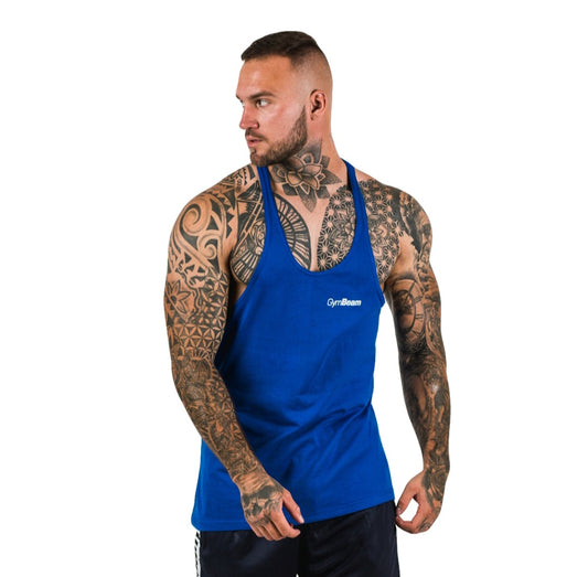 GymBeam Tank Marškinėliai, Mėlyni