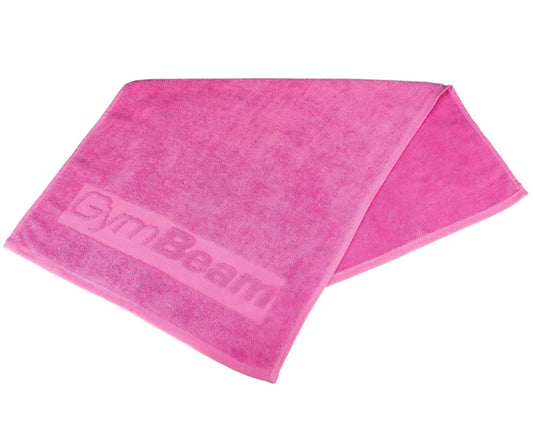 Sportinis Gymbeam rankšluostis Fitness medvilninis 50x90 cm, rožinis