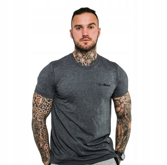 Gymbeam Basic Heather Military vyriški marškinėliai, pilki
