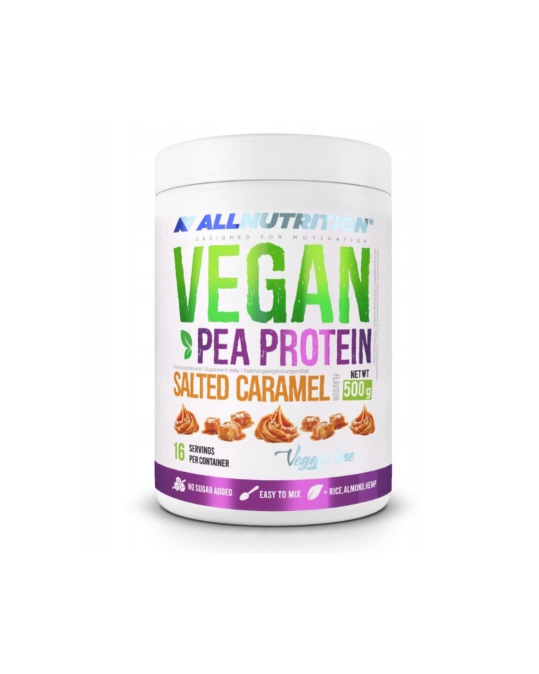 Allnutrition Veganiški žirnių baltymai 500g