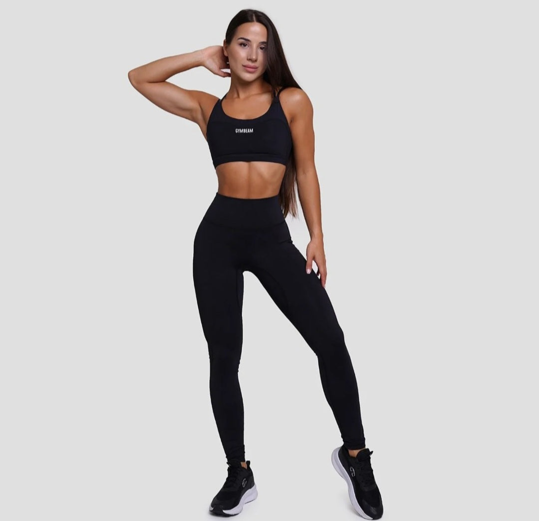 GymBeam Fit tamprės Juodos