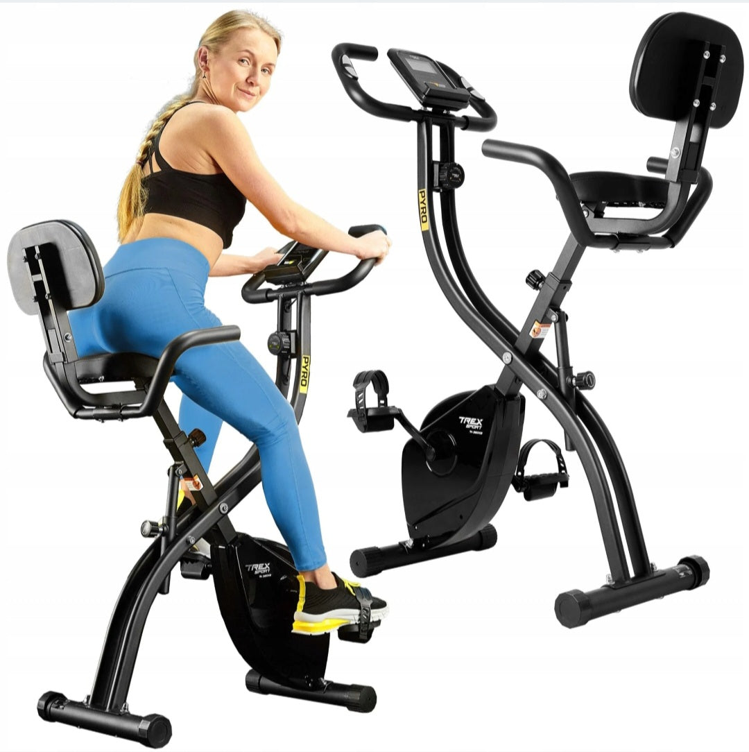 Magnetiškai sulankstomas dviratis treniruoklis 120kg Trex Sport