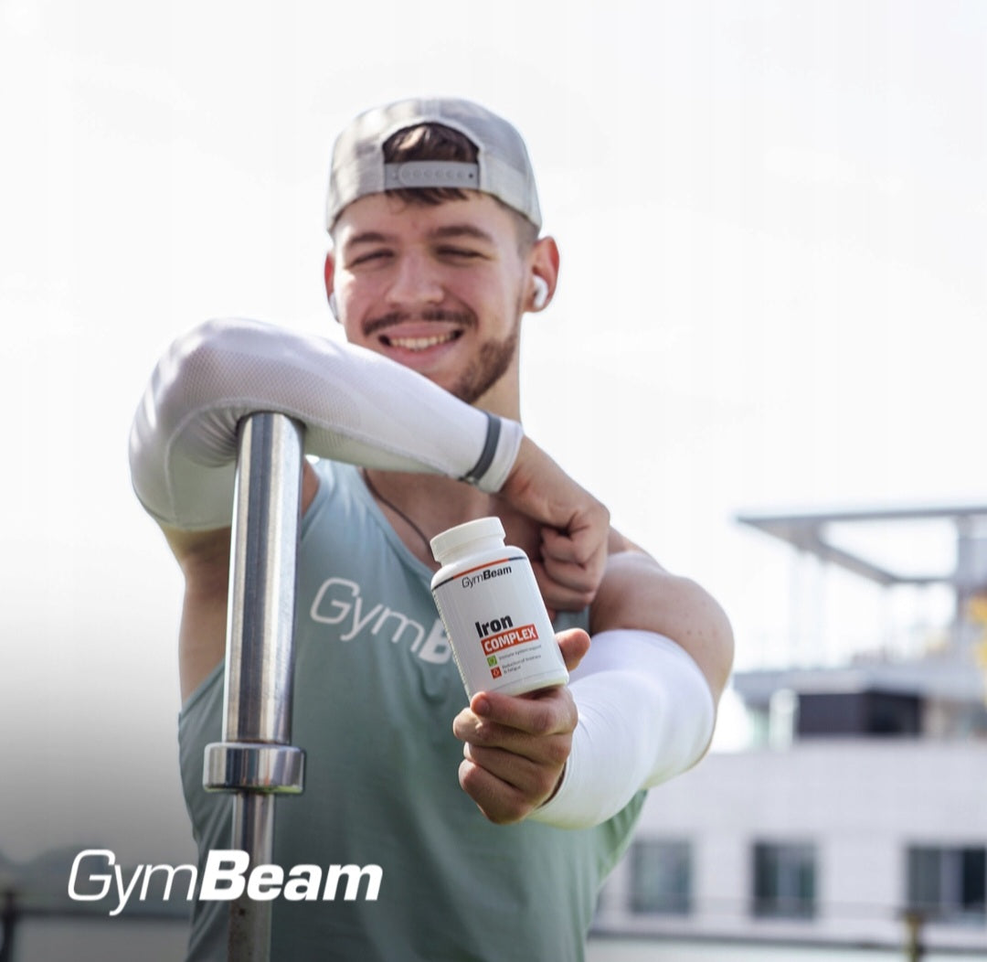 GymBeam Geležies kompleksas - 120 kaps.