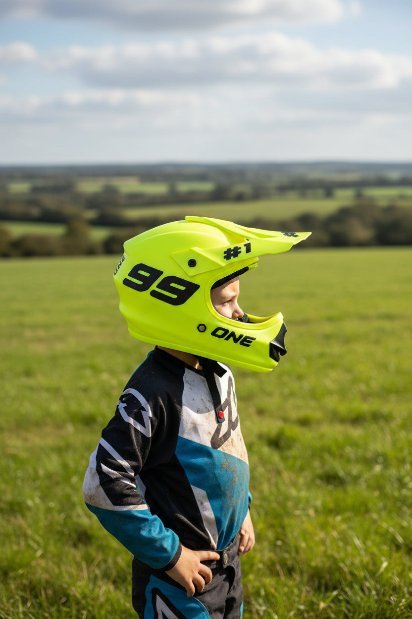 Vaikų ir jaunimo Dviračių, BMX, Enduro, motokroso šalmas