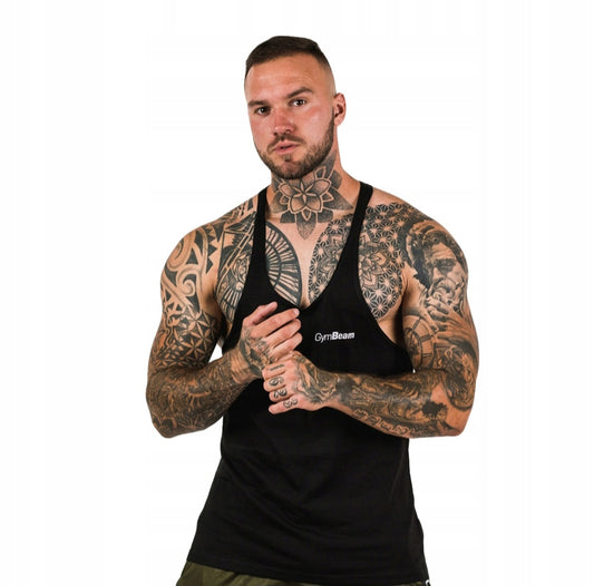 GymBeam Tank Marškinėliai, Juodi