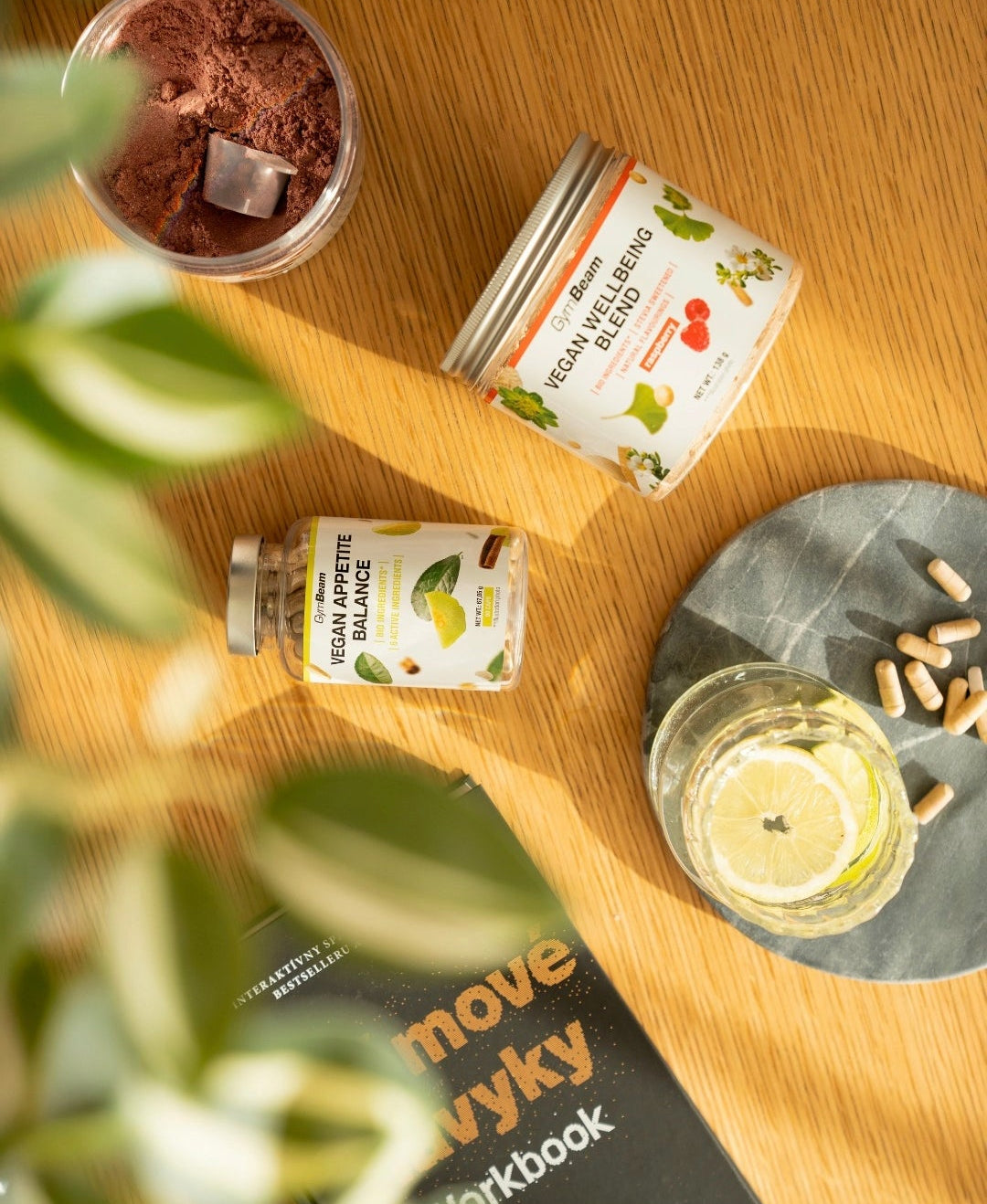 GymBeam VEGAN APPETITE CONTROL Svorio, apetito kontrolei, 90 kaps.