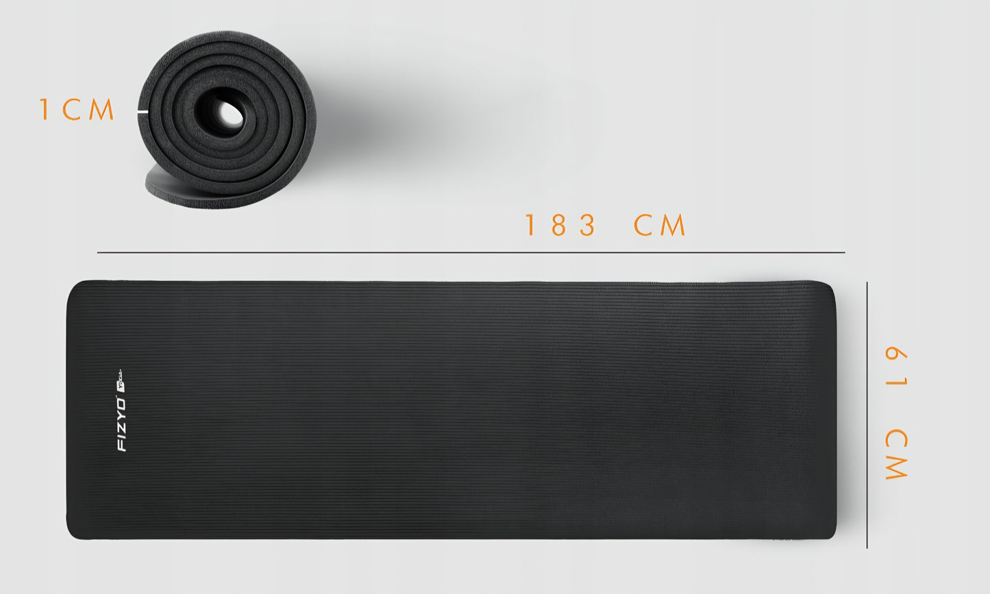 Pilateso jogos kilimėlis NBR 183 cm XL