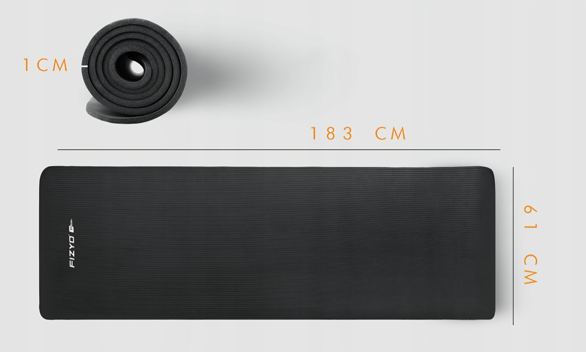 Pilateso jogos kilimėlis NBR 183 cm XL