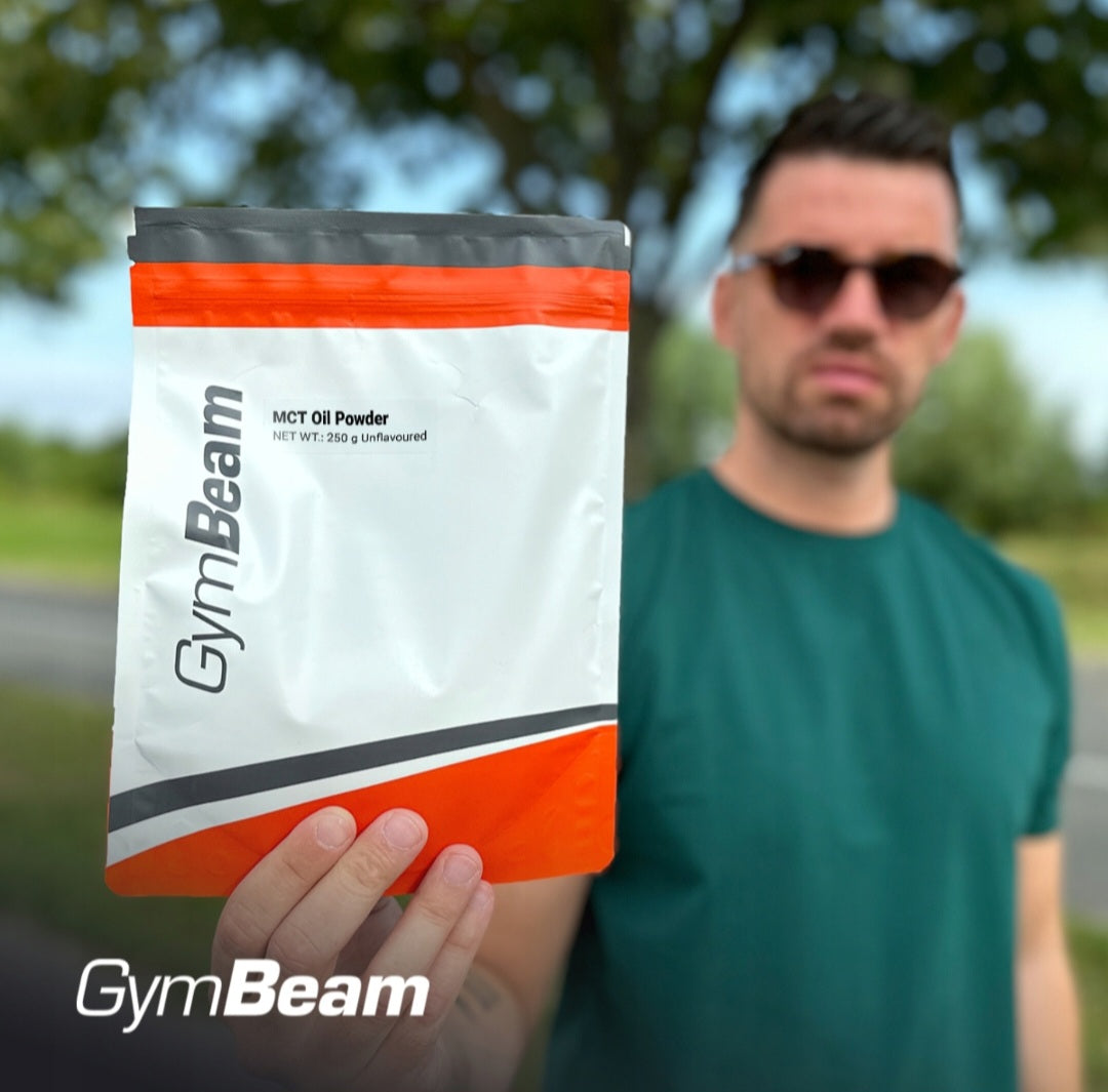 Gymbeam MCT Aliejaus milteliai keto dietai, energijau, riebalų mažinimui 250g