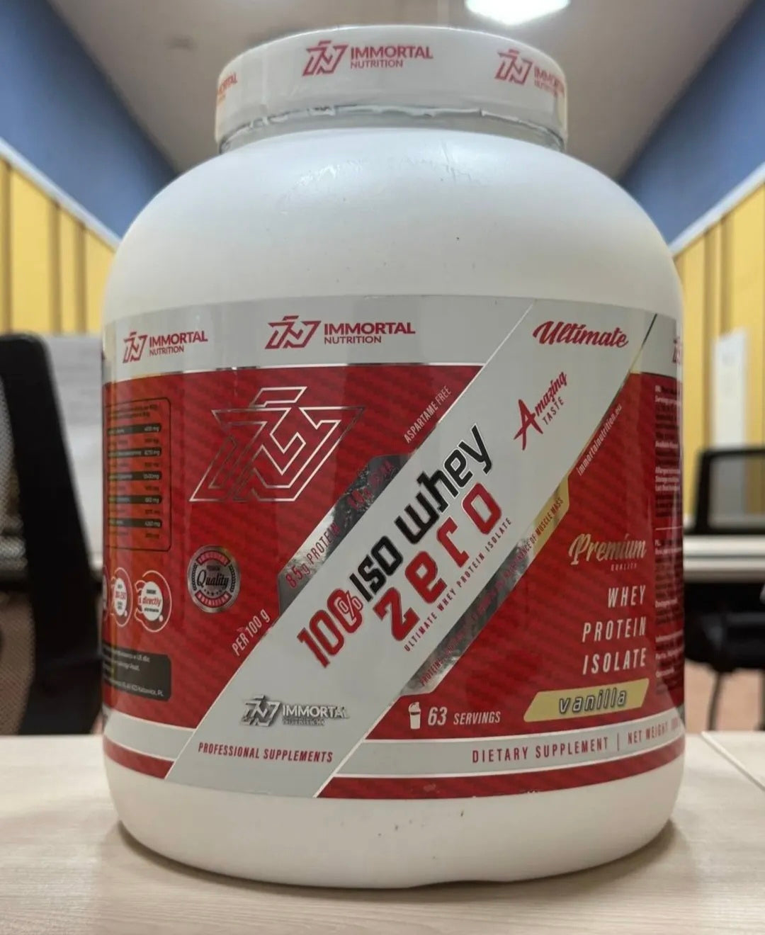 IMMORTAL NUTRITION I Baltymų Izoliatas 100% Iso Whey Zero  2000g