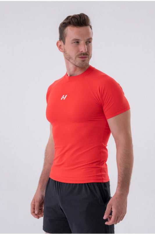 NEBBIA Slim-Fit marškinėliai, Raudoni