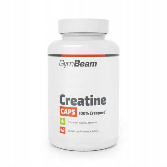 GymBeam Kreatinas 100 % CREAPURE - 120 kaps.