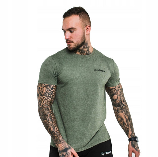 Gymbeam Basic Heather Military vyriški marškinėliai