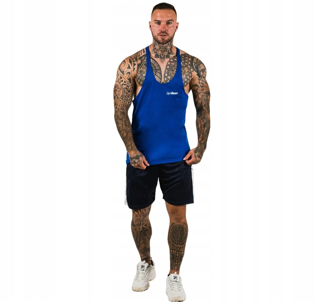 GymBeam Tank Marškinėliai, Mėlyni