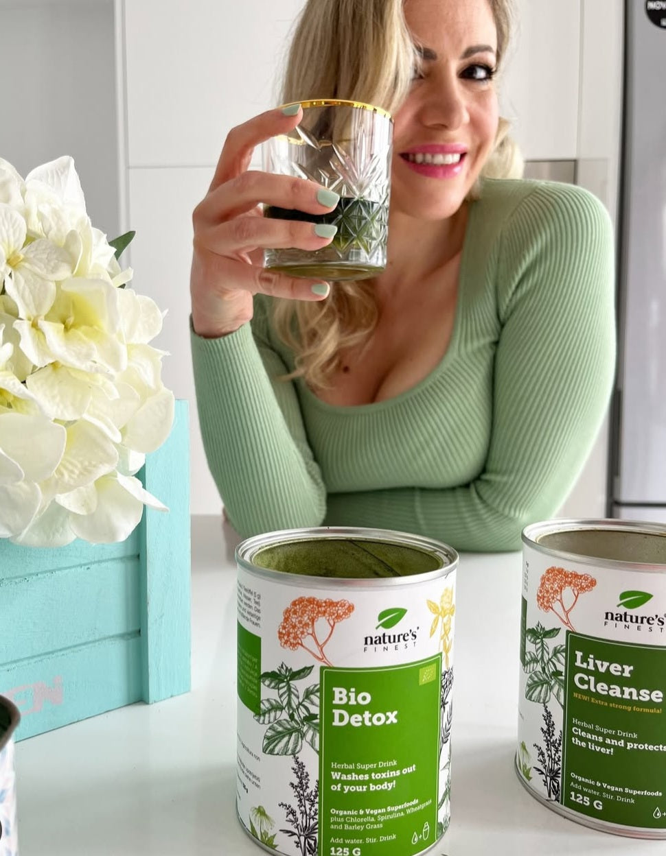 Chlorofilo Bio Detox organizmo detoksas su dumbliais, jaunais miežių milteliais, 125 g