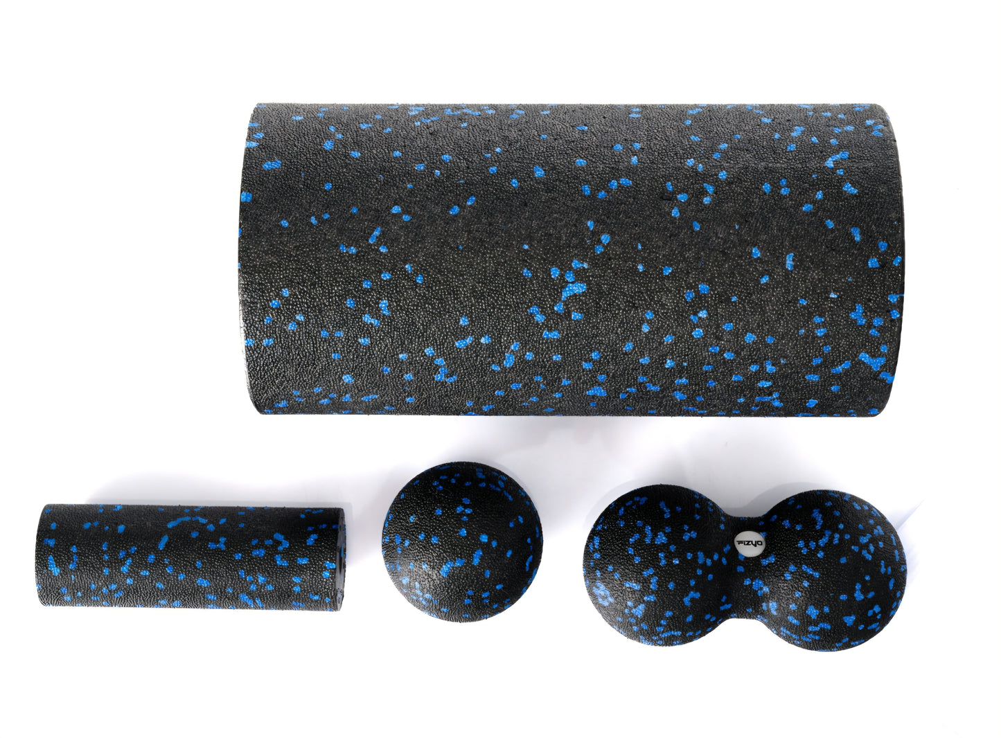 Masažo ir raumenų regeneracijos rinkinys FIZYO – masažo voleliai ir kamuoliukai