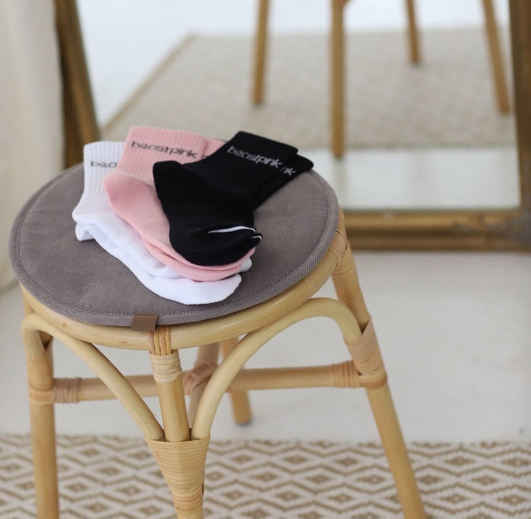 BeastPink midhigh kojinės 3 poros 39-42