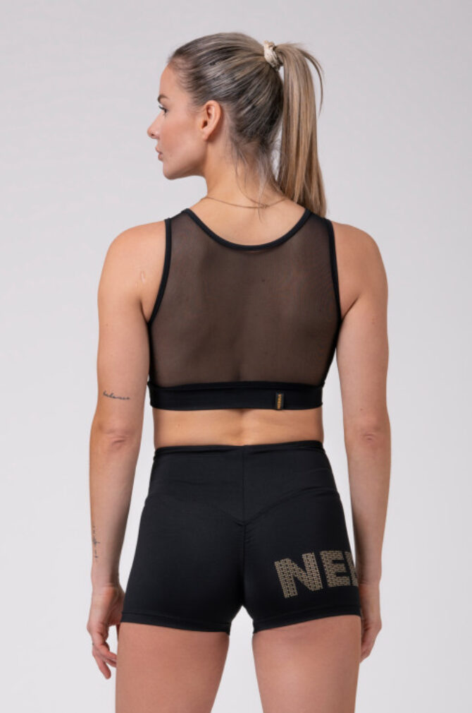 NEBBIA Gold Mesh Sportinė Liemenėlė / Braletė