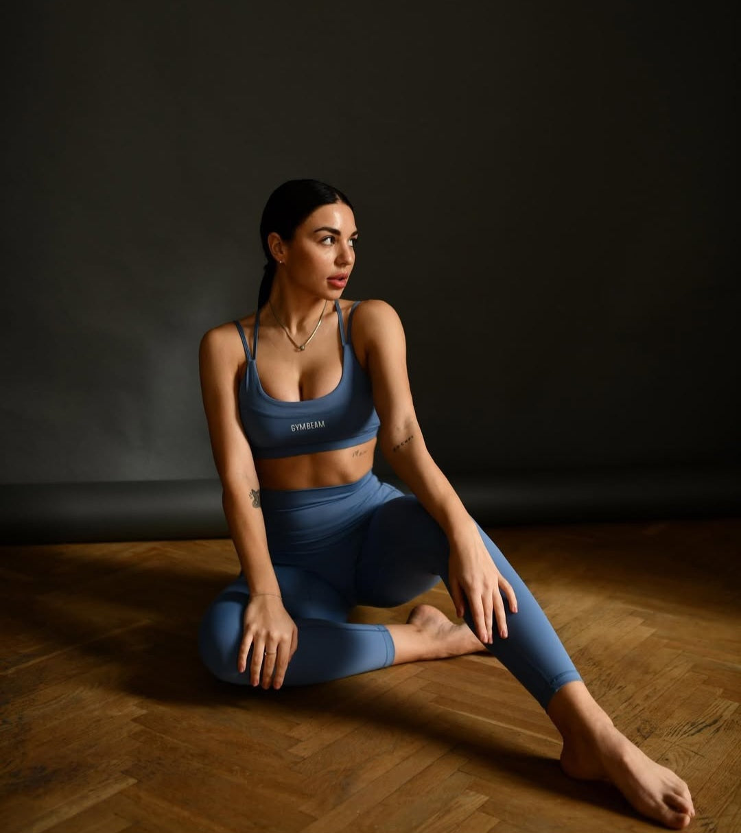 GymBeam Fit tamprės Mėlynos