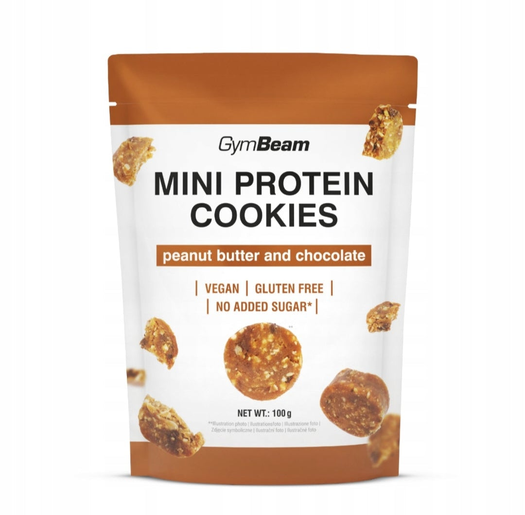 Gymbeam Mini Baltyminiai sausainiai 100g