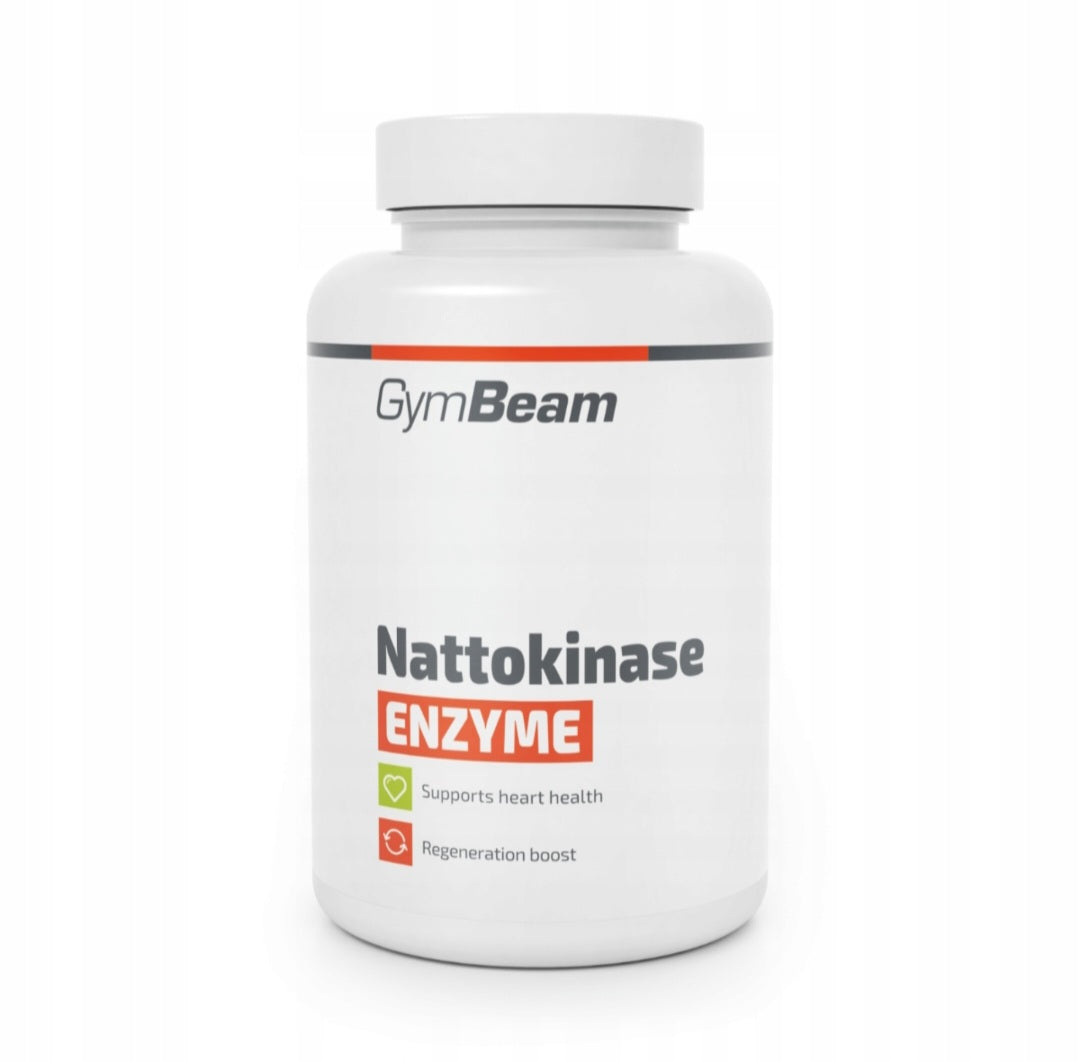Natokinazės fermentai  – GymBeam 90 kaps.