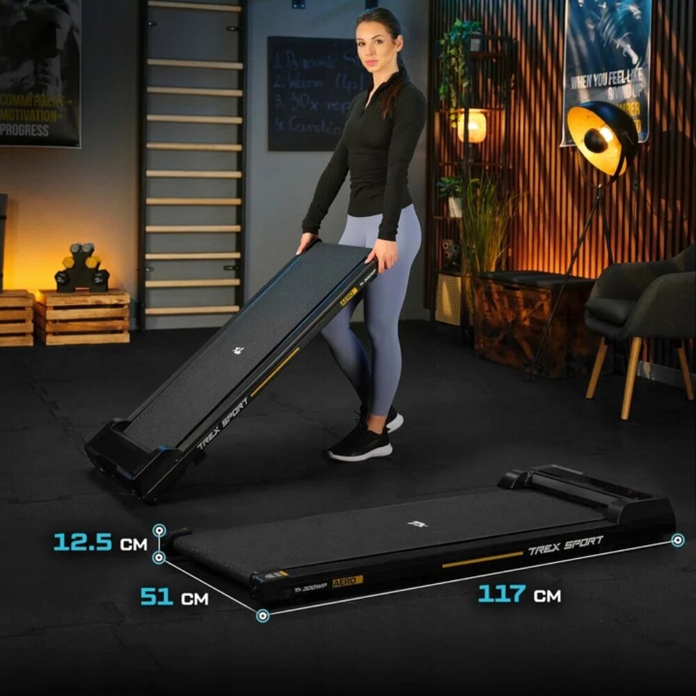 Ėjimo takelis Trex Sport Walkingpad, Juodas
