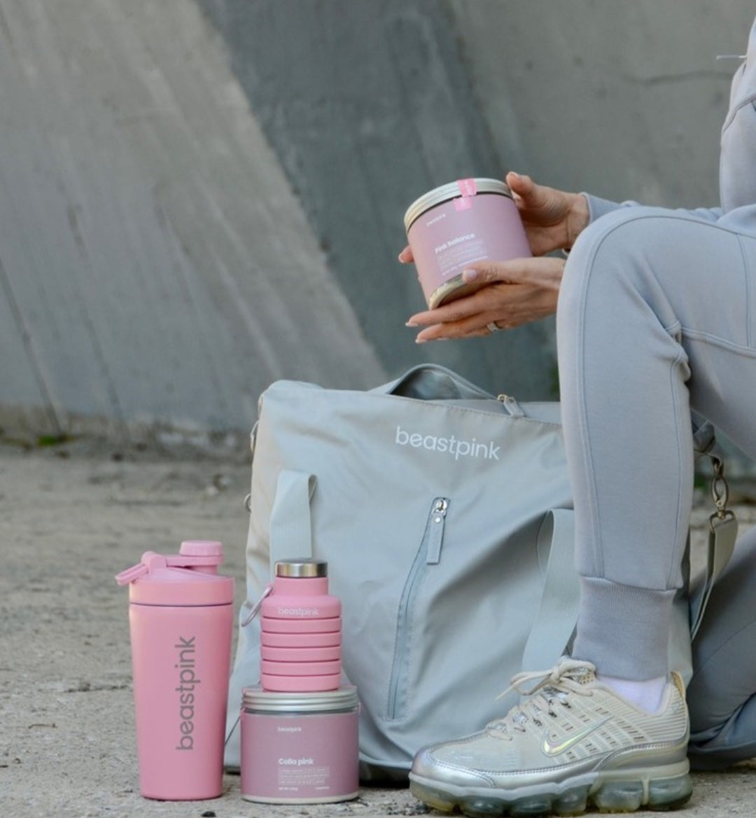 Nerūdijančio plieno plaktuvė su termomikseriu BeastPink 650ml, rožinė