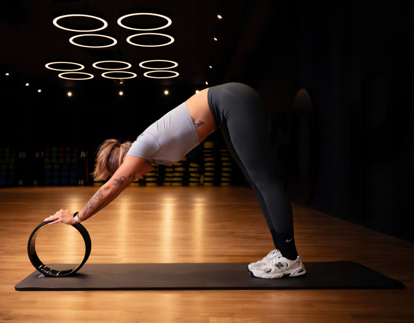 FIZYO Yoga Wheel Roller Fitness Mankštos Pilateso žiedas Yoga Wheel