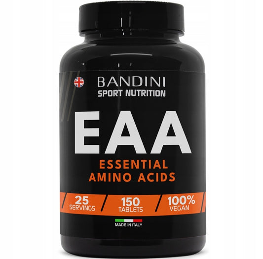 Bandini EAA  aminorūgštys 1300 mg | 150 tablečių | 9 EAA kompleksas