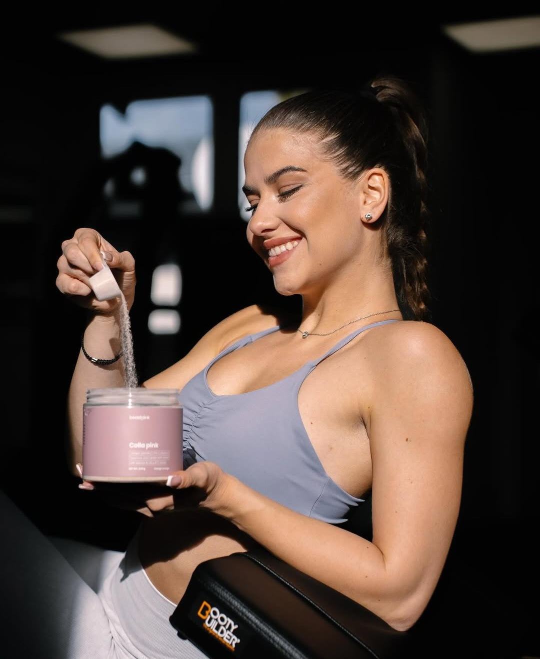 Kolagenas BeastPink Colla pink 240g, Braškių Limonado