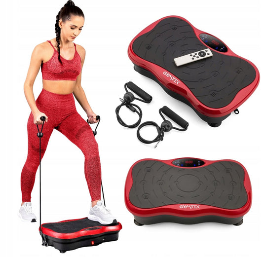 Vibracinė platforma viso kūno treniravimuo Gymtek XP500, Raudona