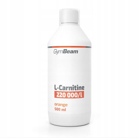 L-Karnitinas GymBeam 500 ml apelsinų