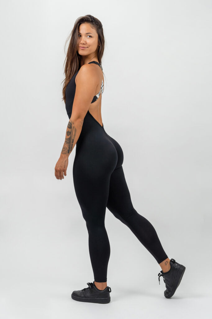 NEBBIA GYM RAT Black Kombinezonas, juodas